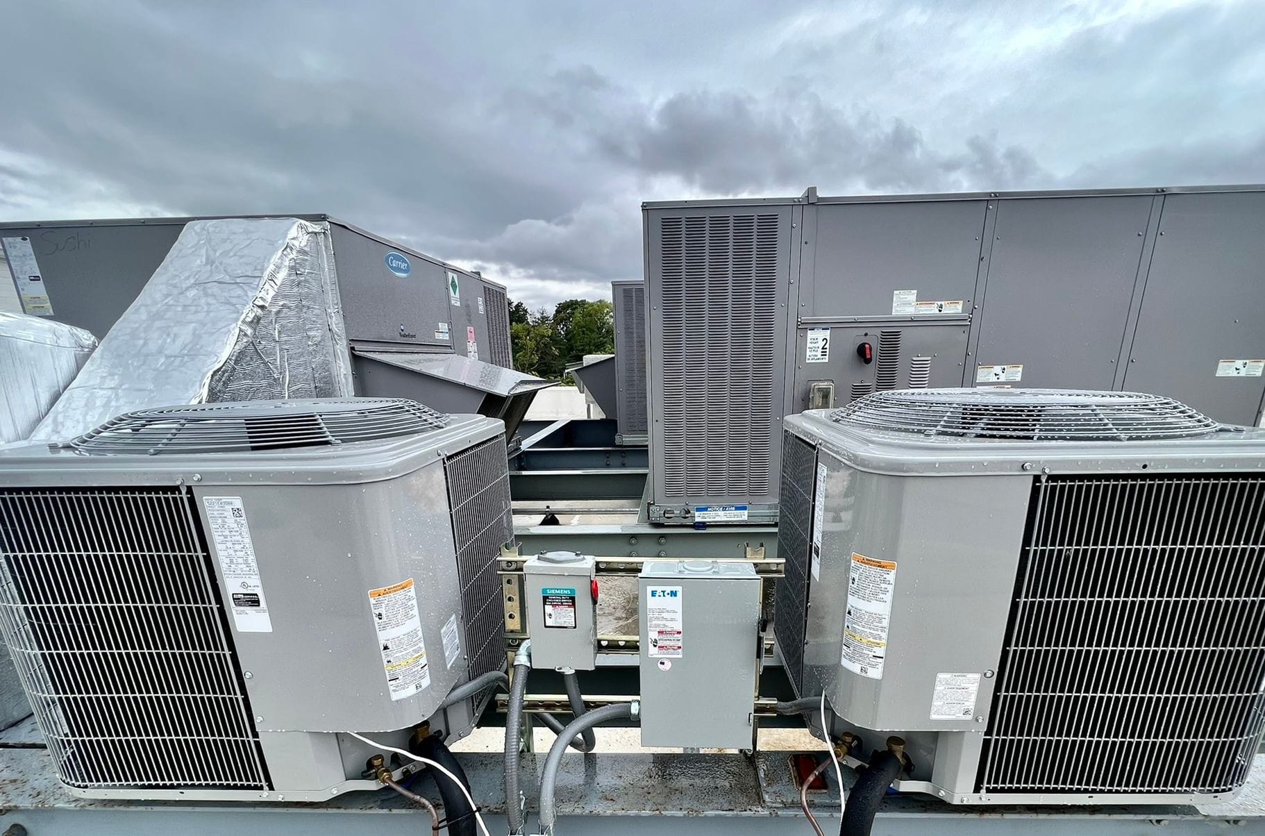 Rooftop HVAC project