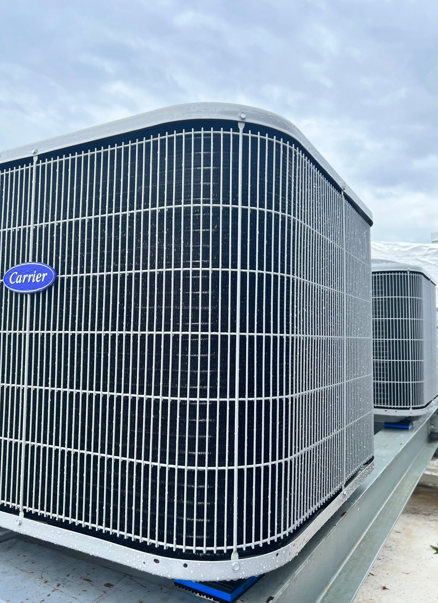 Commercial condenser installation